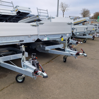 Carrello rimorchio leggero ribaltabile