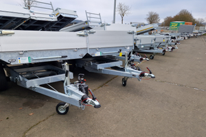 Carrello rimorchio leggero ribaltabile