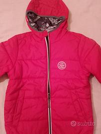 Giacca neve bambino reversibile veste 10 anni