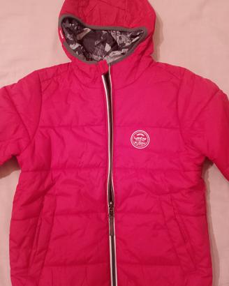 Giacca neve bambino reversibile veste 10 anni