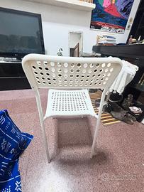 sedie Ikea ADDE Bianche nuove