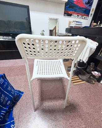 sedie Ikea ADDE Bianche nuove