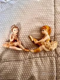 2 ballerine in resina anni’90