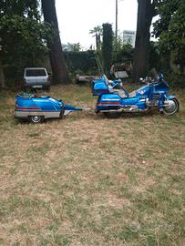 Carrello per Honda Goldwing 1500 con gancio traino
