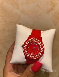 Orologio Liu Jo rosso con strass – NUOVO!