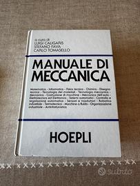 Manuale di Meccanica HOEPLI - come nuovo