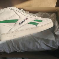 Reebok Club C vera pelle scarpa alta stile anni 80