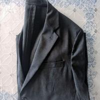 Uniqlo giacca uomo slim fit grigio scuro