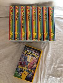 8 VHS Pokemon 1’serie+film Mewtwo contro Mew