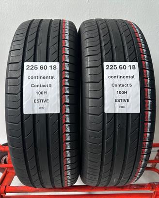 2 gomme 225 60 18 CONTINENTAL