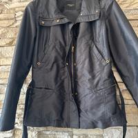 Blazer corto con cintura blu scuro Weekend Max Mar