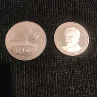 Lotto argento 1000 e 1500 Dinara 1980 - no oncia