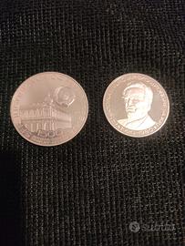 Lotto argento 1000 e 1500 Dinara 1980 - no oncia