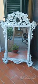 Specchio in legno shabby