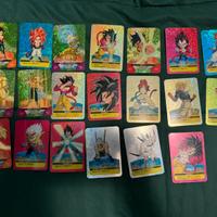 Lotto 30 carte Dragon Ball GT Lamincard Olograf.