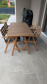Tavolo Ikea con 4 sedie