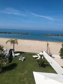 A Diamante dal giardino sulla spiaggia