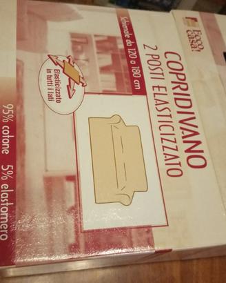 Copridivano 2 posti elasticizzato