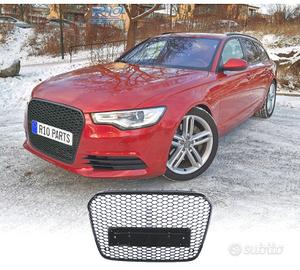 GRIGLIA AUDI A6 C7 4G 10-14 LOOK RS NERO LUCIDO PD