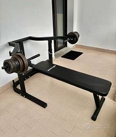 Panca multifunzione SPORTNOW + pesi kit completo