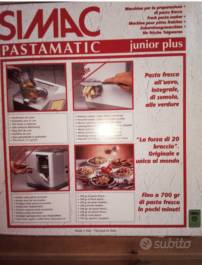 Pastamatic - Macchina per la pasta fatta in casa - Simac