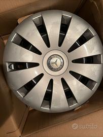 Set 4 cerchi in ferro originali Mercedes 17"