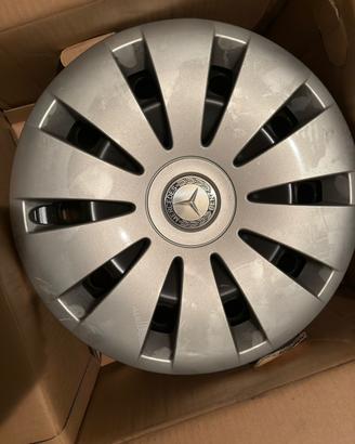 Set 4 cerchi in ferro originali Mercedes 17"