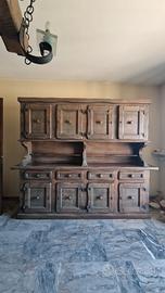 Credenza rustica in legno massello 