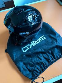 Casco sci BRIKO tg 56 (M/L) nero lucido