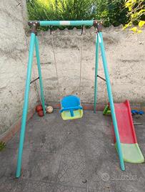 Altalena + scivolo per bambini 