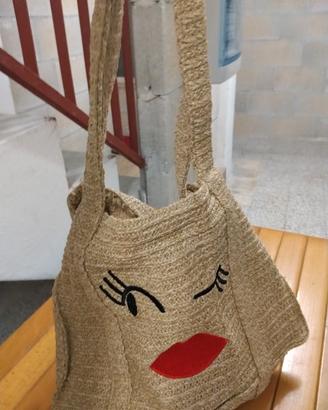 borsa in paglia