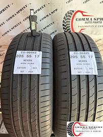 2 PNEUMATICI 205/55 R17 NEXEN ESTIVE 75%