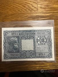 10 Lire Giove 23/11/1944