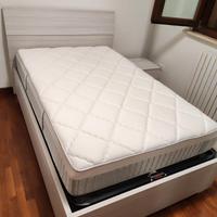 letto contenitore una piazza e mezza + materasso