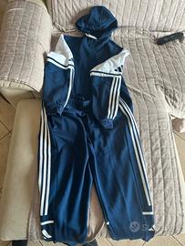 Tuta adidas felpata misura L
