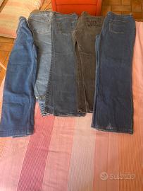 5 jans di diverso colore  tg xl da donna