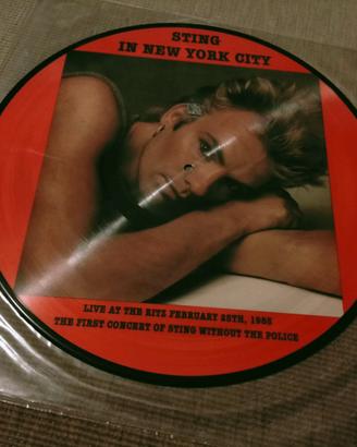 Sting in New York City ( picture disc)