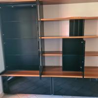 Mobile elegante nero/marrone per salotto