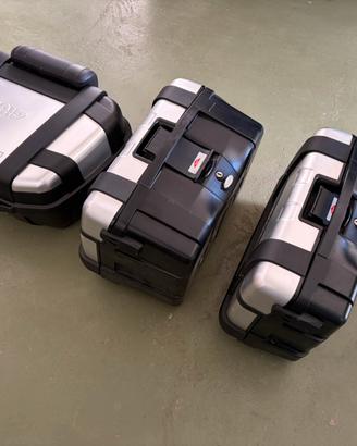 Tris Valigie GIVI Trekker - R 1200 / 1250 GS
