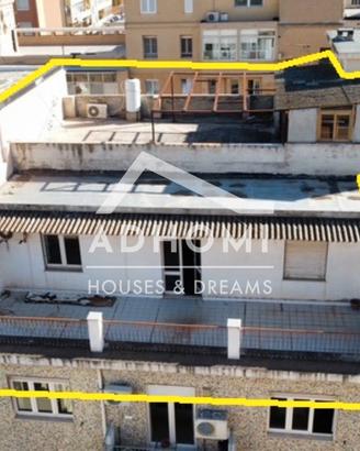 Attico centro Cagliari terrazza a livello