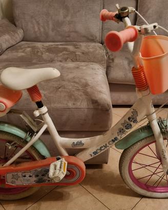 Bicicletta da bimba LOL 4-8 anni