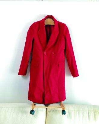 Blazer/cappottino lungo rosso acceso Nuna Lie