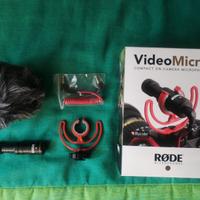 RODE Videomicro + cavalletto MANFROTTO