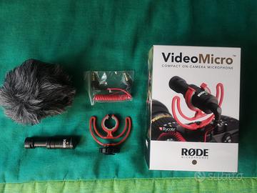 RODE Videomicro + cavalletto MANFROTTO