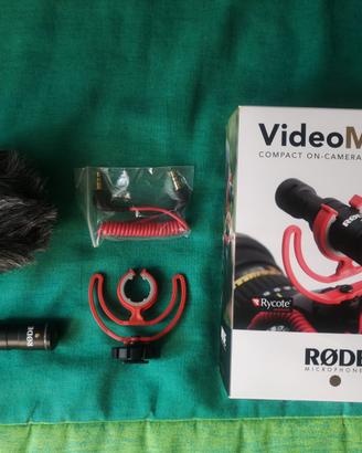 RODE Videomicro + cavalletto MANFROTTO