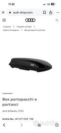 Box auto porta tutto Audi e barre auto