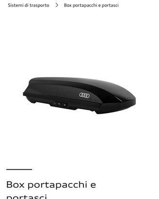 Box auto porta tutto Audi e barre auto