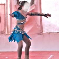 vestito pattinaggio o Danza Bambina 