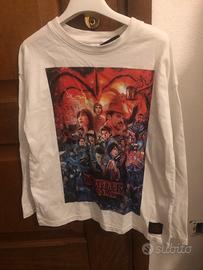 Maglietta manica lunga 10 anni Stranger things