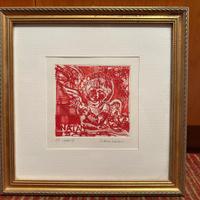 Acquaforte natalizia originale del prof. Lazzarini